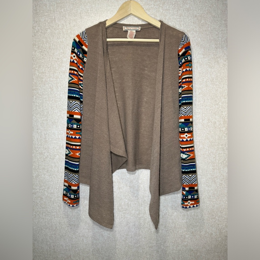 Flying Tomato Aztec Southwestern Cardigan Sweater Size Small